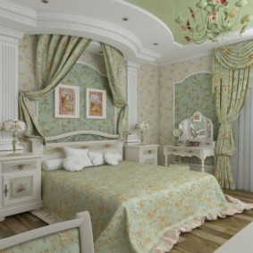 provence yatak odası fotoğraf dekor