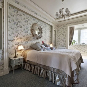 yatak odası provence tarzı fikirler tekstil