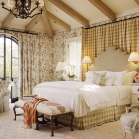 provence yatak odası iç tasarım