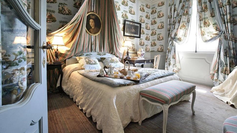 Provence tarzı yatak odası tasarım seçenekleri