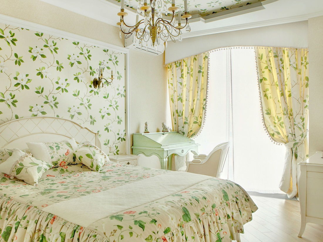 Provence tarzı yatak odası fikirleri fikirler