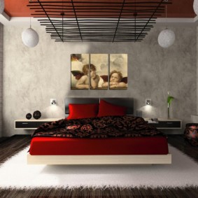 Idei de decor în dormitor în stil japonez