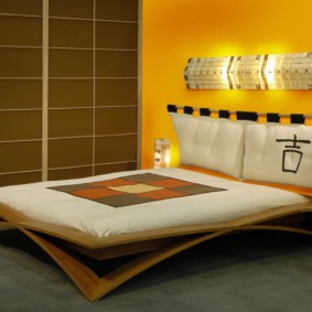 design de fotografie în dormitor în stil japonez