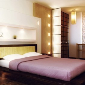 Japāņu stila guļamistabas foto pārskats