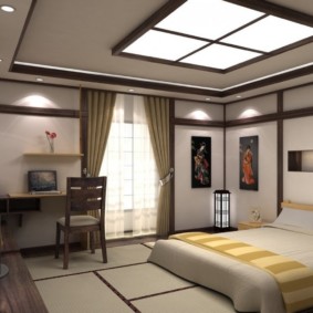 Japāņu stila guļamistaba