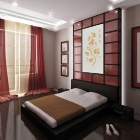 Idei de design pentru dormitor în stil japonez