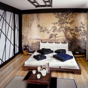 idei de dormitor japonez