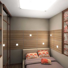Fotografie de interior în dormitor în stil japonez
