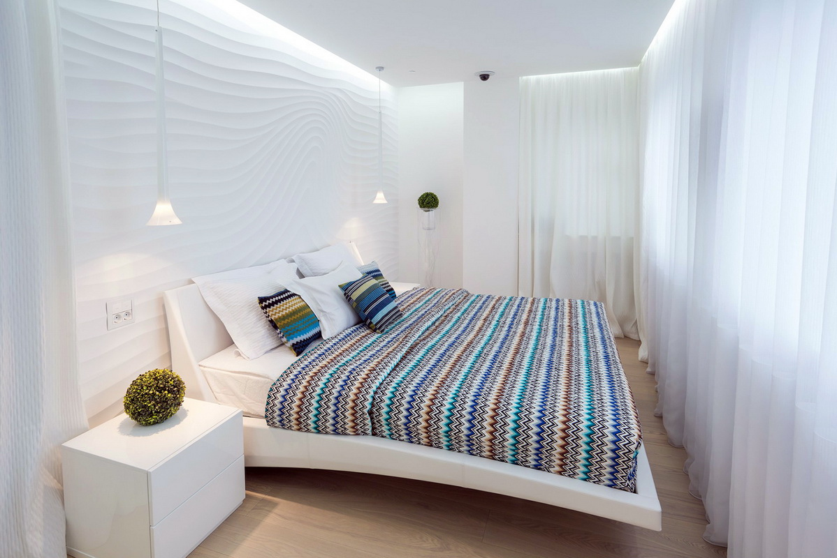 yatak odası tasarımı 12 metrekare m minimalizm