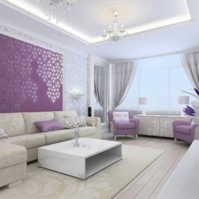 types de décoration de chambre lilas