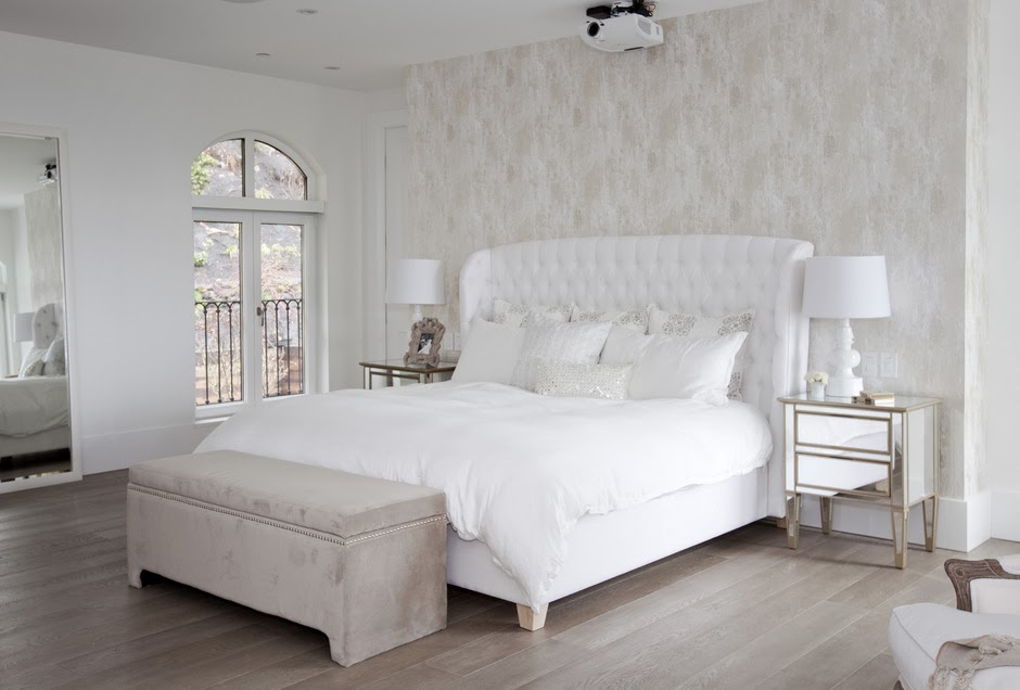 white bedroom photo interior