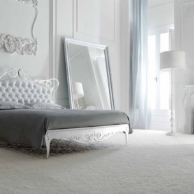 white bedroom interior photo