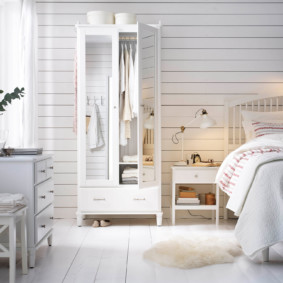white bedroom design photo