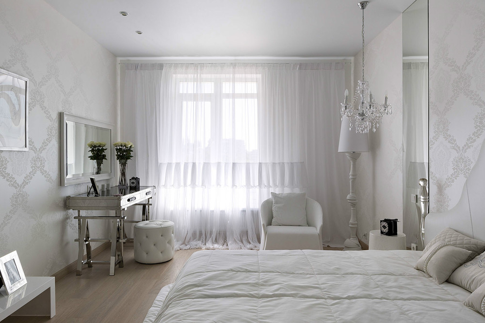 opțiuni foto pentru dormitor alb