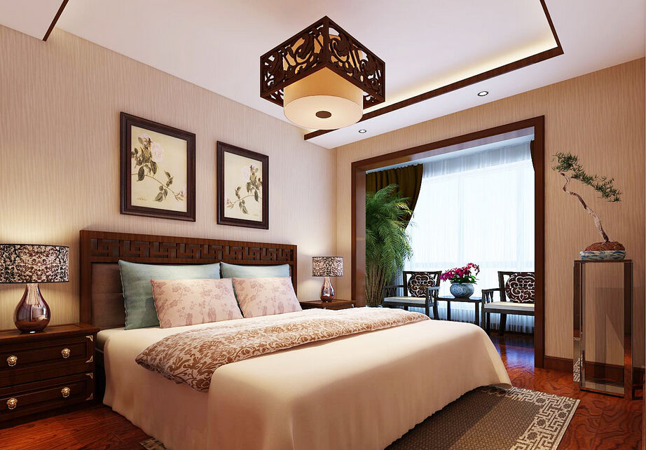 Oryantal tarzı yatak odası dekorasyonu
