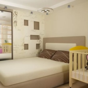 chambre à coucher et chambre d'enfant dans des idées d'intérieur d'une seule pièce