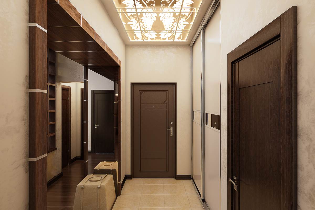 bir panel ev daire koridor