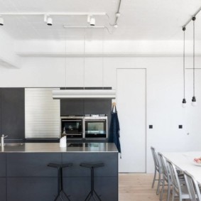 tasarım mutfak yemek odası aydınlatma