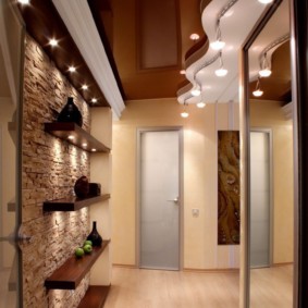 apartman tasarımında uzun koridor