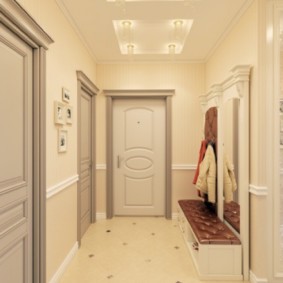 long couloir dans la photo d'idées appartement