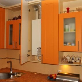 Uși de morcov din mobila de bucătărie