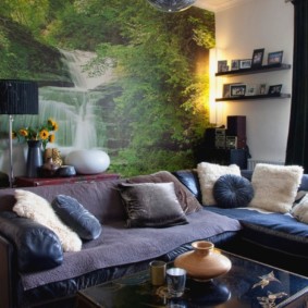 murals in the living room ideas