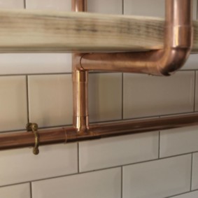 how to hide a gas pipe in the kitchen decor photo