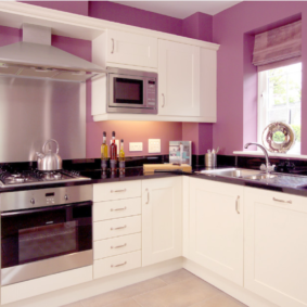 peinture de cuisine violet