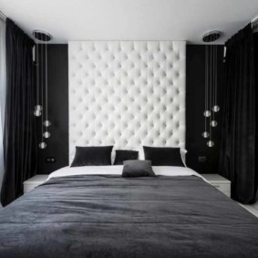 types de décoration appartement noir et blanc
