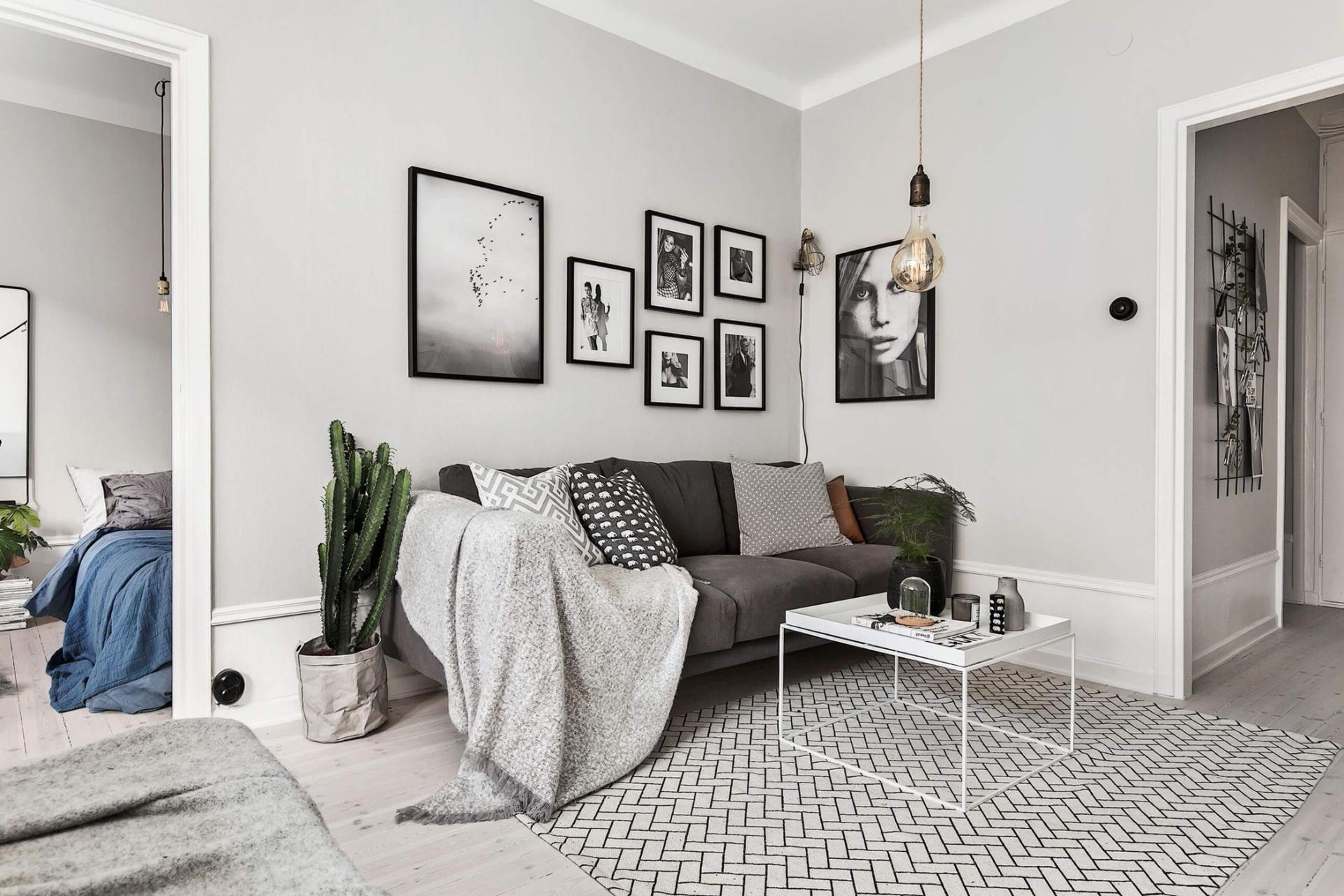 scandinavian style apartment photo