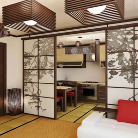 photo de conception d'appartement de style japonais