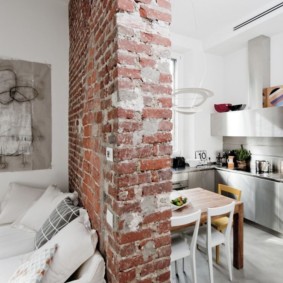 Options de conception de loft dans un appartement