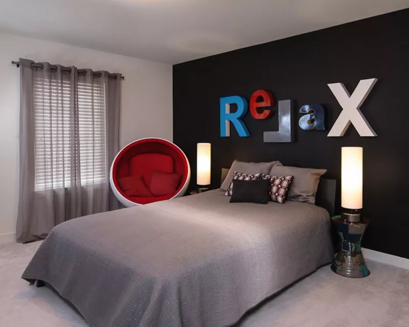erkek yatak odası fotoğraf tasarımı