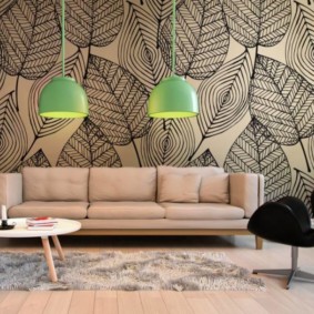 wallpaper for modern living room design ideas