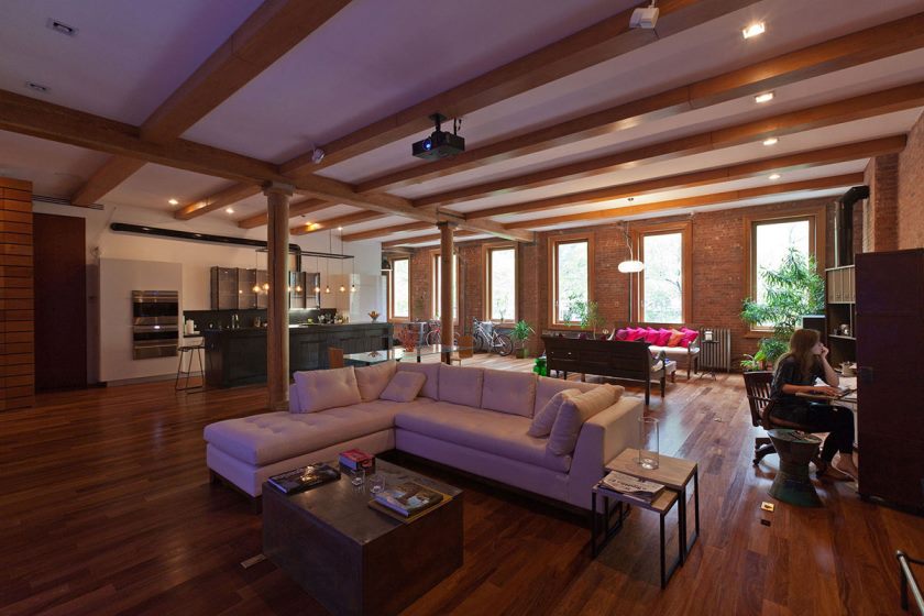 apartamente de studio idei de design în stil loft