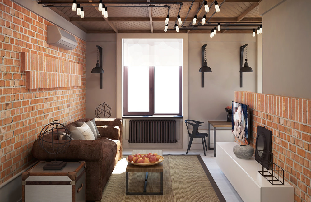 studio apartment in a loft style decor ideas