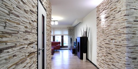 sienu apdares dekoratīvā akmens dizaina idejas