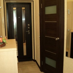bir panel ev fotoğraf tasarım bir dairede koridor