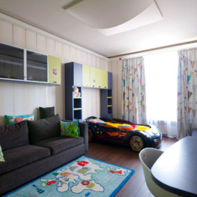 combination of living room and children's ideas