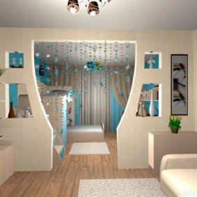 combination of living room and children's views of the idea