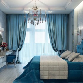 turkuaz yatak odası fotoğraf tasarımı