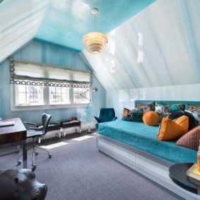 غرفة نوم في أفكار الخيارات الزرقاء