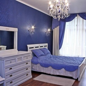 נוף כחול רעיונות לחדר שינה