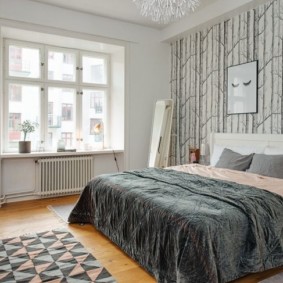 תמונה בעיצוב חדר השינה הסקנדינבי