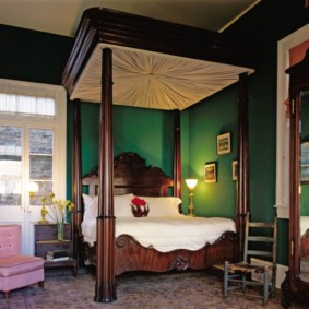 แนวคิดการออกแบบห้องนอนสีเขียว