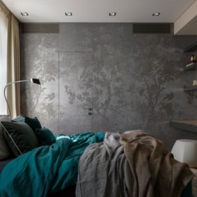 17 m2 yatak odası tasarımı