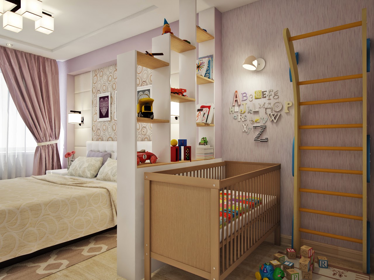 yatak odası ve çocuklar bir odada fotoğraf dekor