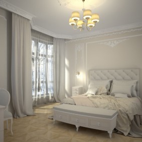 photo de conception de chambre beige