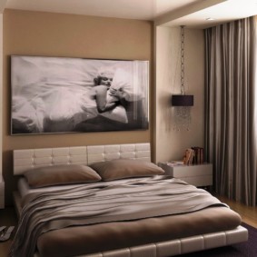 smilškrāsas guļamistabas interjera idejas