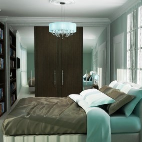 turkuaz yatak odası tasarım fikirleri
